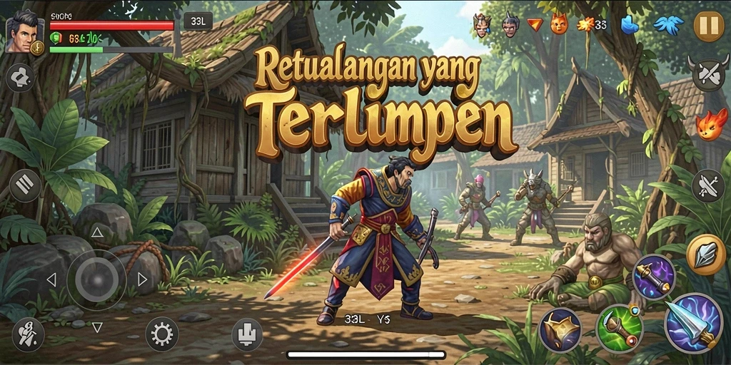 Gameplay seru dan penuh tantangan dalam 33L.