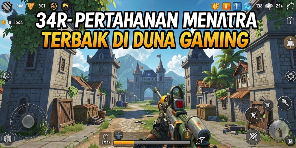 Tangkapan layar utama dari gameplay Tower Defense yang mengasyikkan.