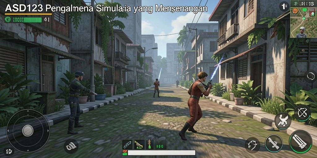 Gameplay menarik dari ASD123 dalam suasana simulasi.