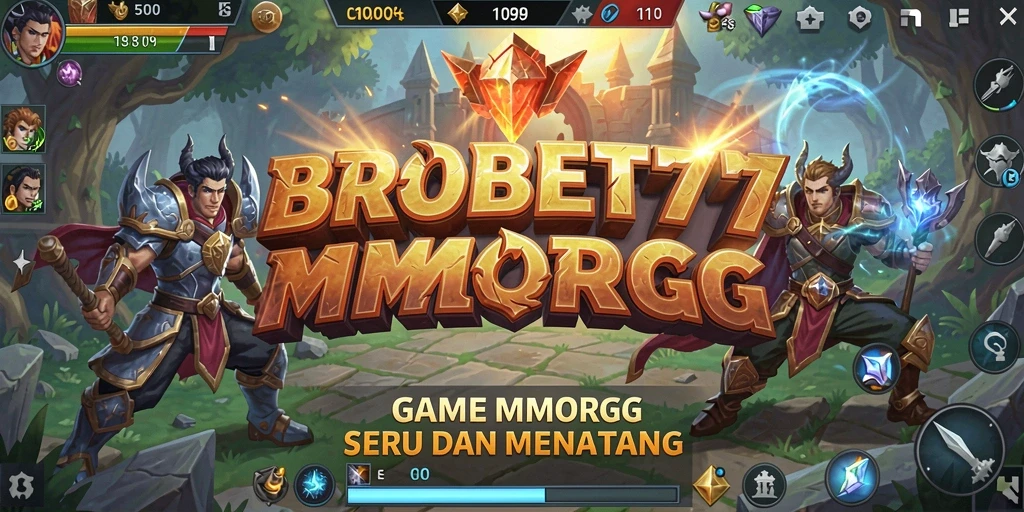 Tampilan gameplay BROBET77 yang menarik dalam dunia MMORPG.