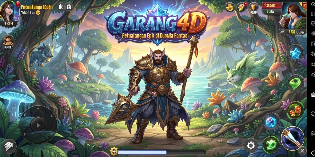 Screenshot utama GARANG4D menampilkan aksi petualangan yang mendebarkan.