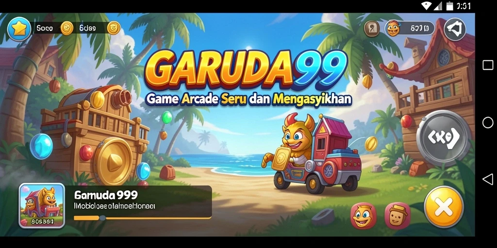 Tampilan gameplay seru dari GARUDA999 yang penuh tantangan.