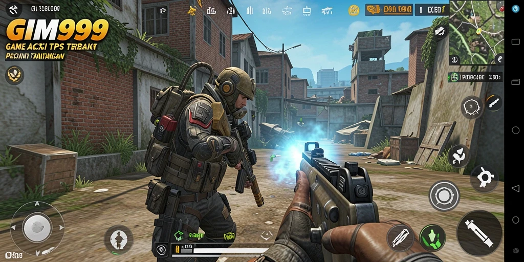 Tampilan menarik dari gameplay GIM999 di berbagai lokasi aksi.