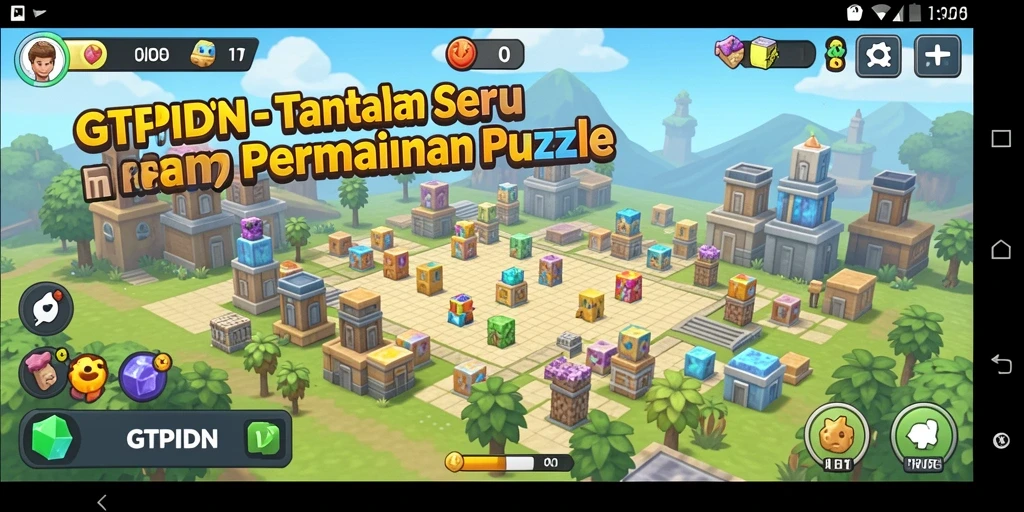 Tampilan menarik dari gameplay GTPIDN yang penuh teka-teki.