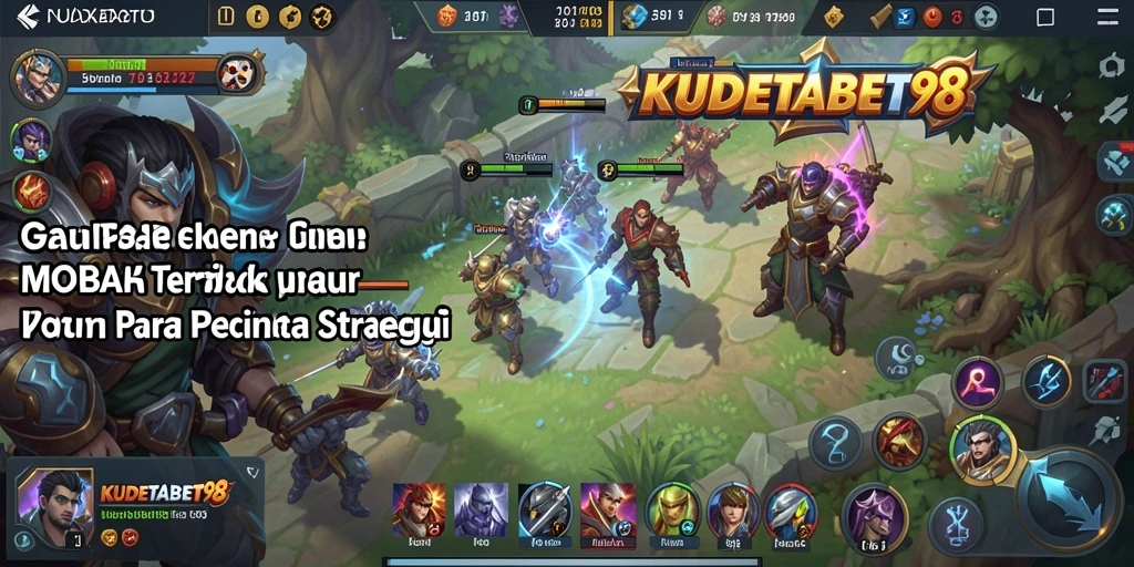 Screenshot gameplay KUDETABET98 yang menampilkan pertarungan tim yang seru.