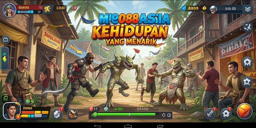 Tampilan gameplay menarik dari MPO88ASIA yang menampilkan simulasi kehidupan.
