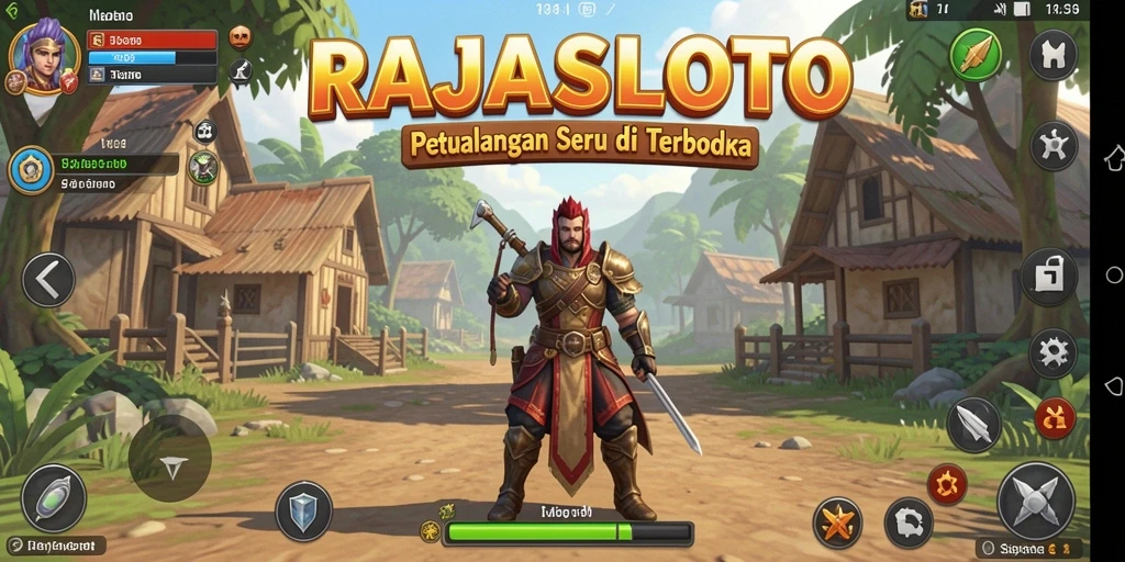 Tampilan gameplay <strong>RAJASLOTO</strong> yang mendebarkan dalam dunia terbuka