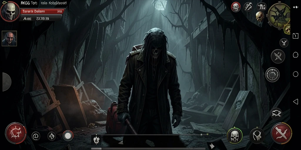 Gameplay RKGG menampilkan suasana horor yang mencekam dengan grafis menawan.