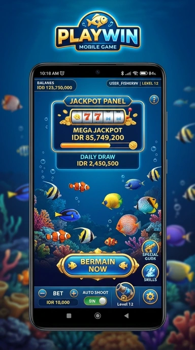 Tampilan katalog aplikasi lengkap di playwin dengan pilihan yang beragam.