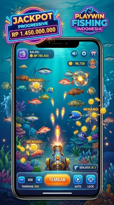 Proses pengunduhan aplikasi di playwin yang cepat dan aman.